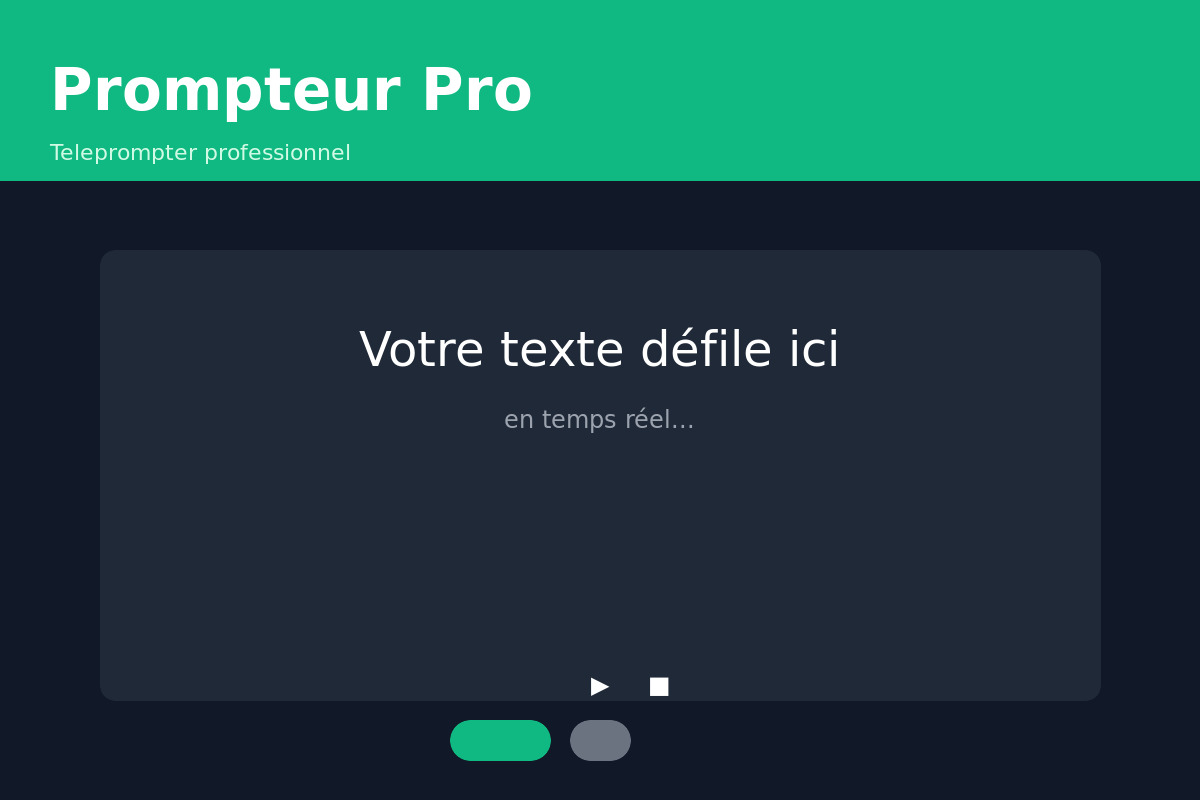 Prompteur Pro